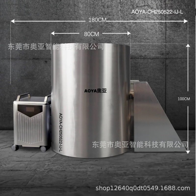 ソース工場無垢材冷水浴槽小型全自動インテリジェントアイスバス製氷システム商業機械装置|undefined