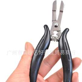 接发钳子Hair extension 微型蛋白接发工具接发钳 (黑色螺纹D形)