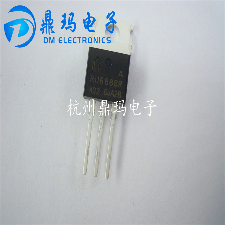 RU6888R TO-220 N/88A/68V/6mR替代HY1607P，NCE6890 SVT077R5S