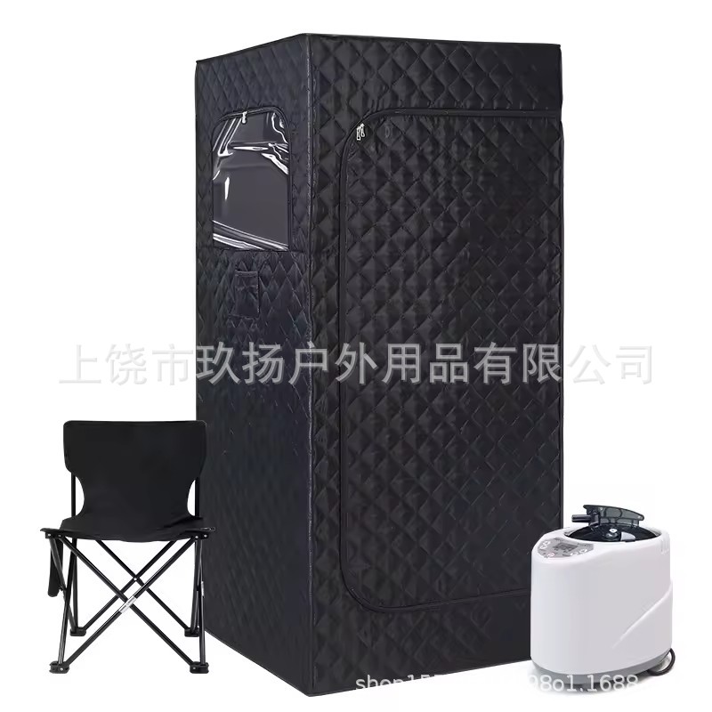 Sauna de vapor casera totalmente cerrada desmontable bañera de vapor portátil ventas calientes en Amazon