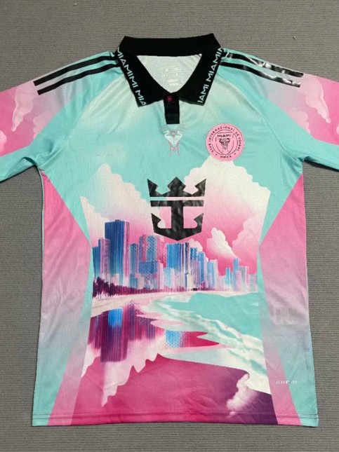 2526 Camiseta de fútbol de Miami Camiseta tailandesa Camiseta de entrenamiento Camiseta de edición especial Camiseta de manga corta para adultos