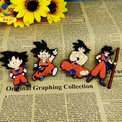 七龍珠卡通動漫冰箱貼磁貼片可愛創意磁性滴膠3d立體裝飾品磁力貼