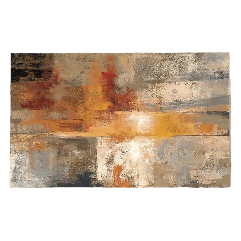 Arte moderno abstracto color amarillo lienzo mural póster de arte de la pared dormitorio sala de estar decoración moderna