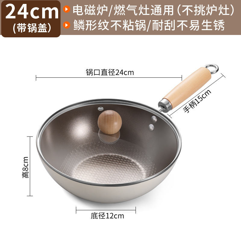 건강 0 불소 단일 냄비 24CM 커버