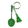 Metal realistic racket for badminton, keychain, box, Birthday gift