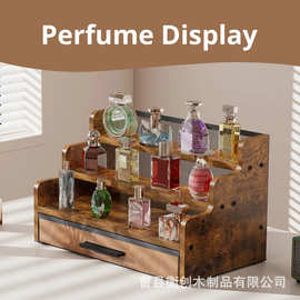 木制厨房调料置物架铁木结合调味品收纳架多功能红酒展示架