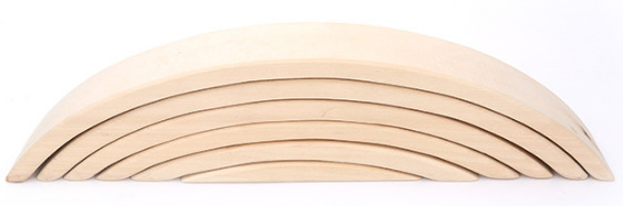 Bloques de construcción de arco iris para niños de madera juguetes bebé color cognición educación infantil altura apilamiento 3-10 años Juguetes