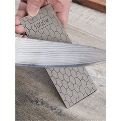 跨境专供150*60mm裸片 方形蜂窝磨片磨刀砂玉石印石打磨抛光全目