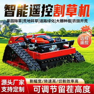 出口马来西亚农用遥控割草机 果园开荒汽油除草机 lawn mower