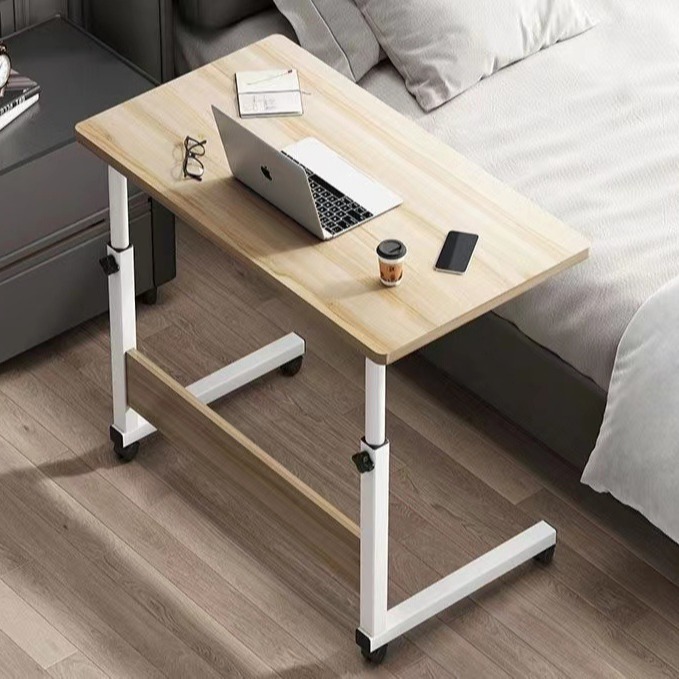 Mesa de noche mesa de computadora de elevación móvil para ancianos mesa de comedor simple dormitorio escritorio estudiante mesa pequeña