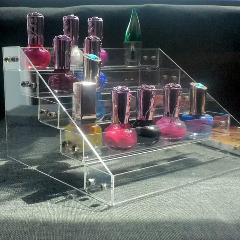 现货亚克力收纳盒超市便利店香烟陈列展示架化妆品指甲油收纳整理