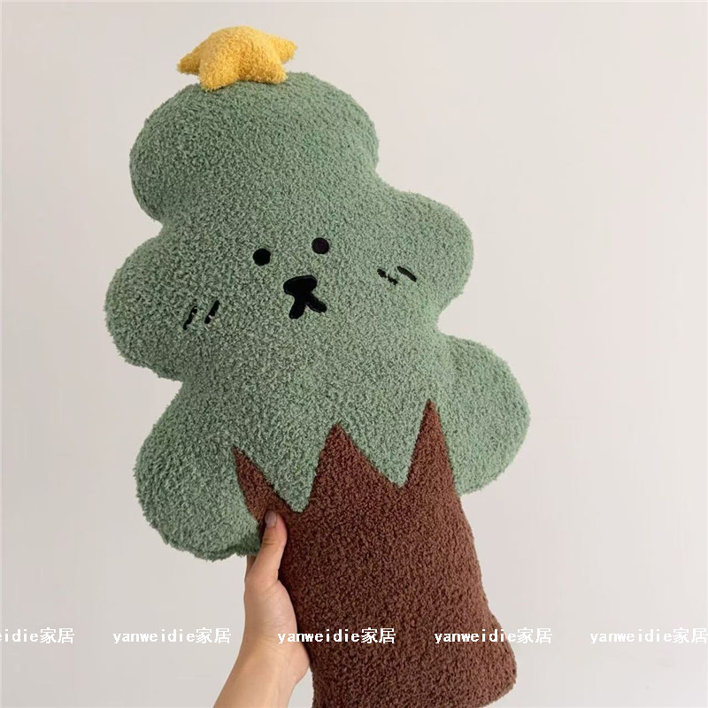 かわいい金のなる木枕リビングルームソファクッションベッドサイド枕オフィスシート腰サポート背もたれギフト女性のための|undefined