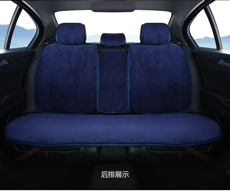 New car seat cushion winter plush short plush fully surrounded winter plush cushion seat cover imitation wool cashmere seat cushion