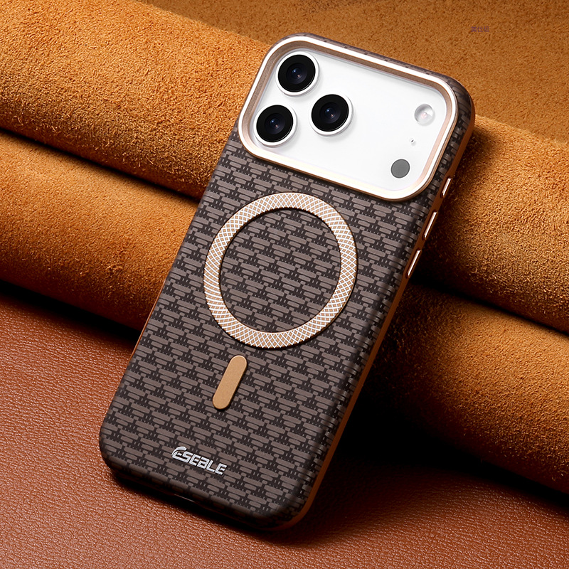 Ốp lưng da nam châm chống rơi cho iPhone 17 Pro Max, bảo vệ toàn diện các dòng 16/15/14/13 — [Mẫu tam giác màu nâu Mocha ★ Da từ tính], [Mẫu tam giác màu đen ★ Da từ tính], [Mẫu tam giác màu xanh ★ Da từ tính], [mẫu tam giác màu đỏ ★ Da từ tính] chi tiết 11