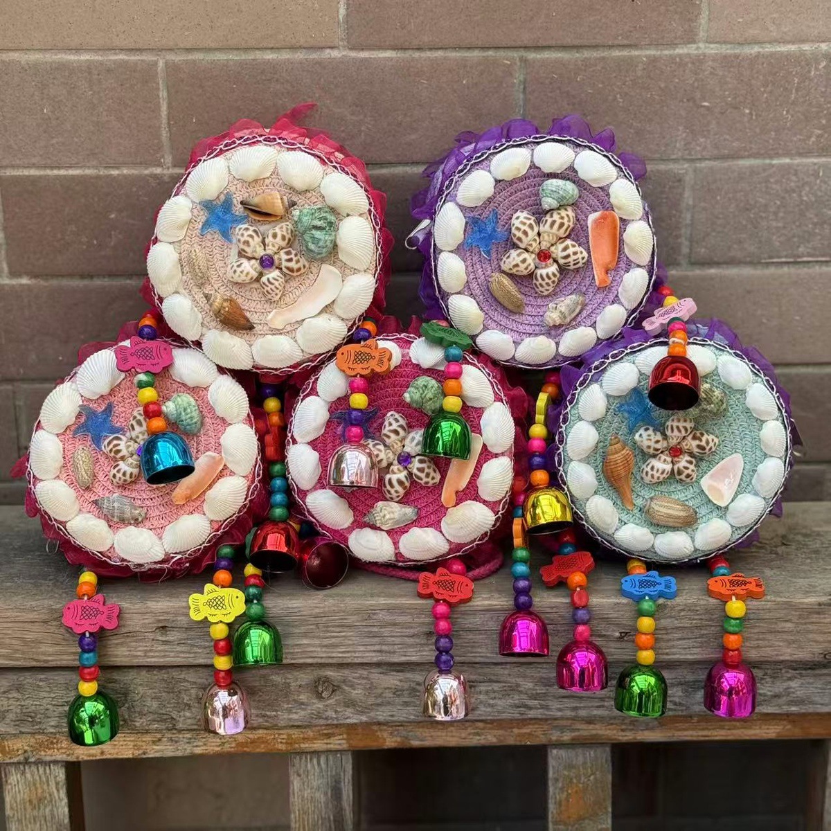 Bolso de concha natural, bolso de caracol, monedero, mochila de vacaciones junto al mar, regalo creativo, juguete para niños