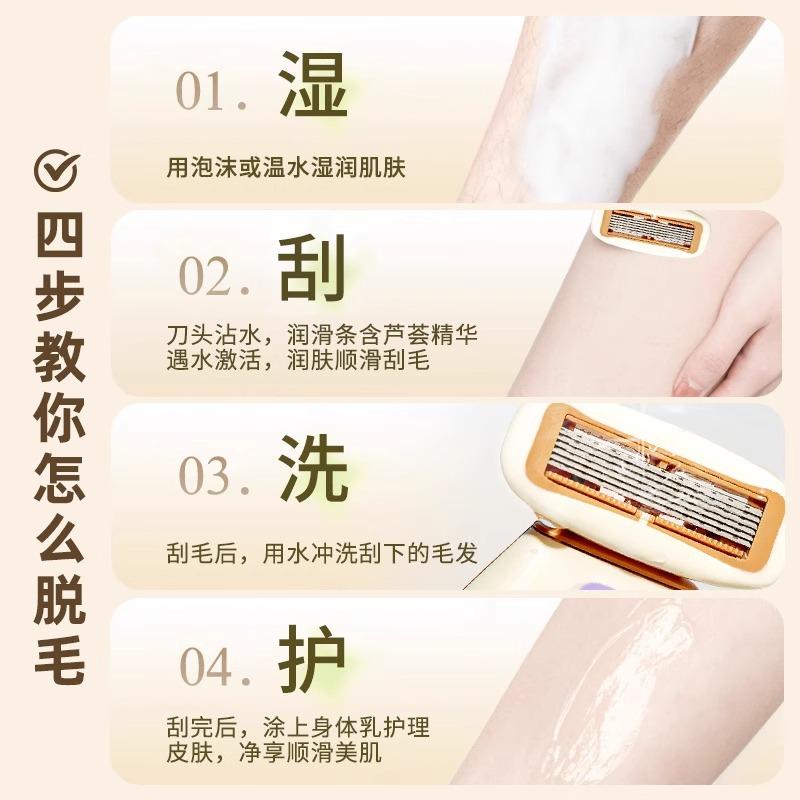 Portable shell shaving knife hidden underarm shaver girl armpit hair removal hair removal hair removal knife armpit shaver 4