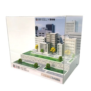 Customized Toy Theme Scene Display Box Comic Exhibition Figure Storage Box Internet Celebrity Bookstore Blind Box Model Display Stand