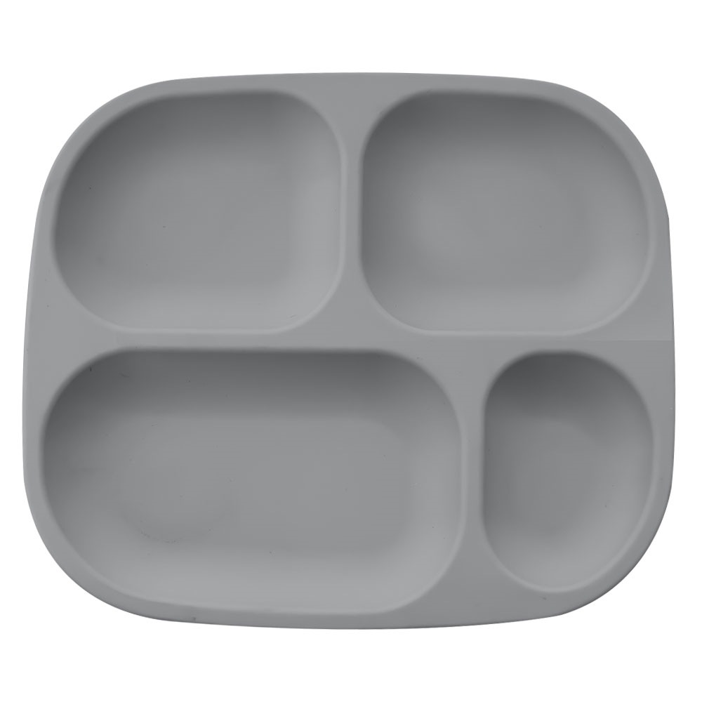 회색 원형 그리드 플레이트