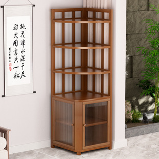 Corner Storage Rack Corner Cabinet Household High-End Corner Cabinet Restaurant Corner Cabinet Corner Cabinet Wine Cabinet Living Room Corner Cabinet