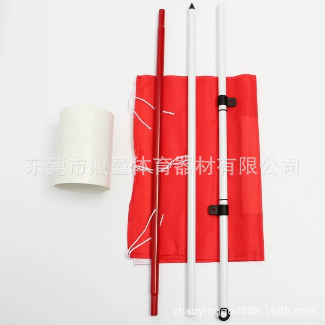 Фабрика прямой Гольф флагшток Гольф поставляет зеленый флагшток курс флаг 3 флагштока