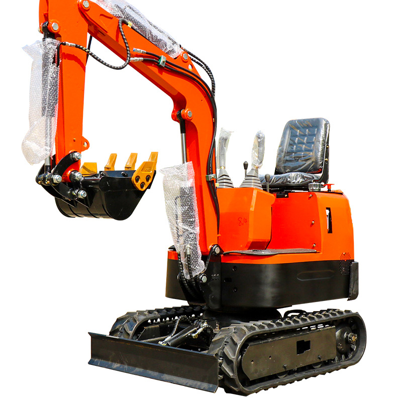 ingeniería pequeña excavadora doméstica pequeña excavadora multifuncional todo terreno zanja gancho tipo rastreo