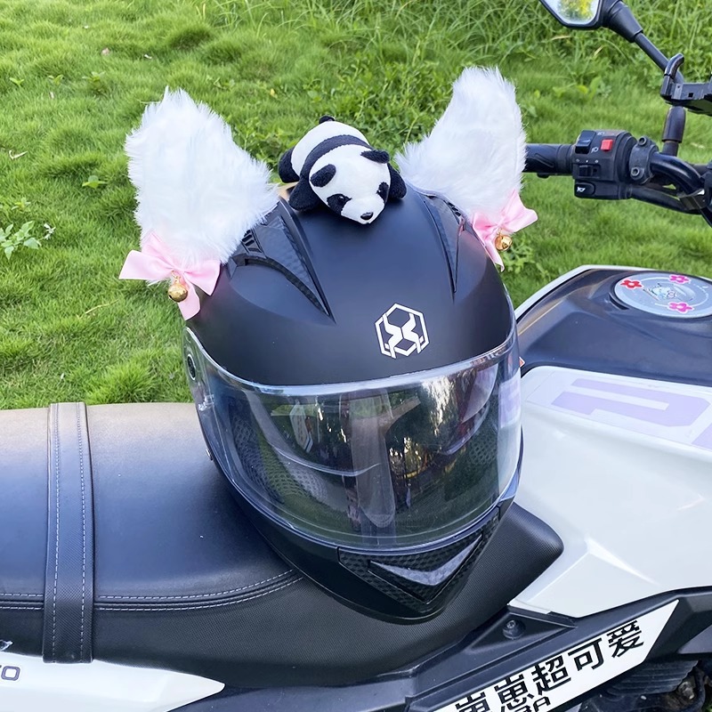 Universal Helmet Decoration 3D Half/Full Helmet Accessories Creative Women Rider