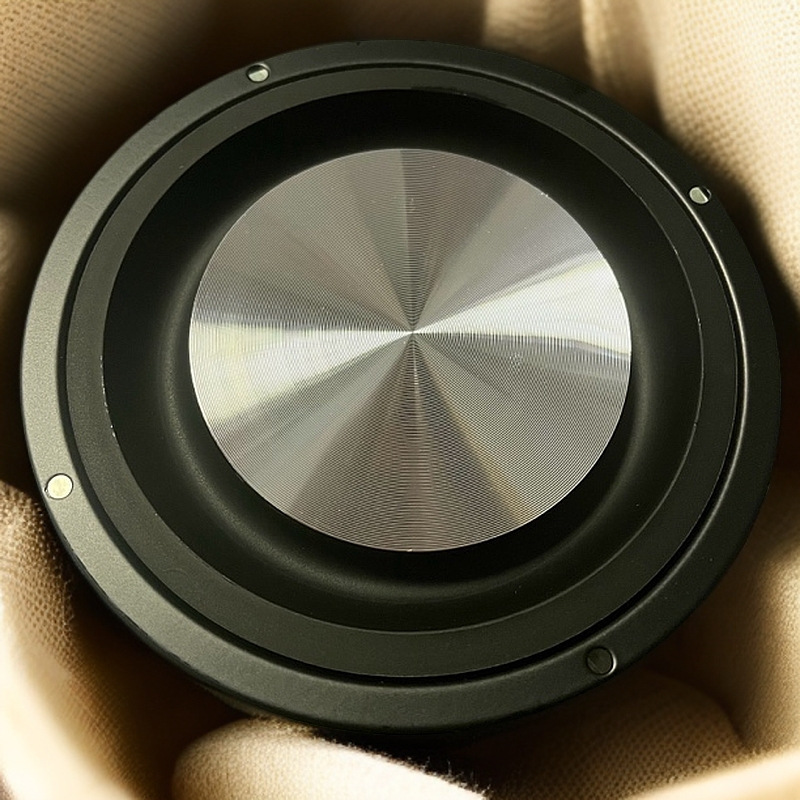 New 5.5inch Reverse Edge Cd Pattern Passive Woofer DIY Speaker Low-Frequency Bass Diaphragm Fake Speaker