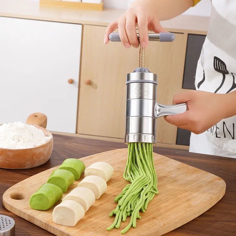 面条机家用款不锈钢新款手动压面机饸烙河捞面机压面机面一件批发|ru
