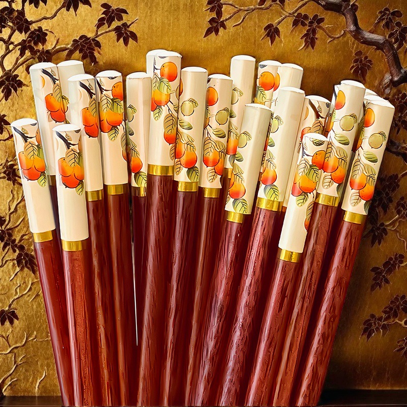 Shishi Ruyi 고급 모조 나무 젓가락 30 쌍