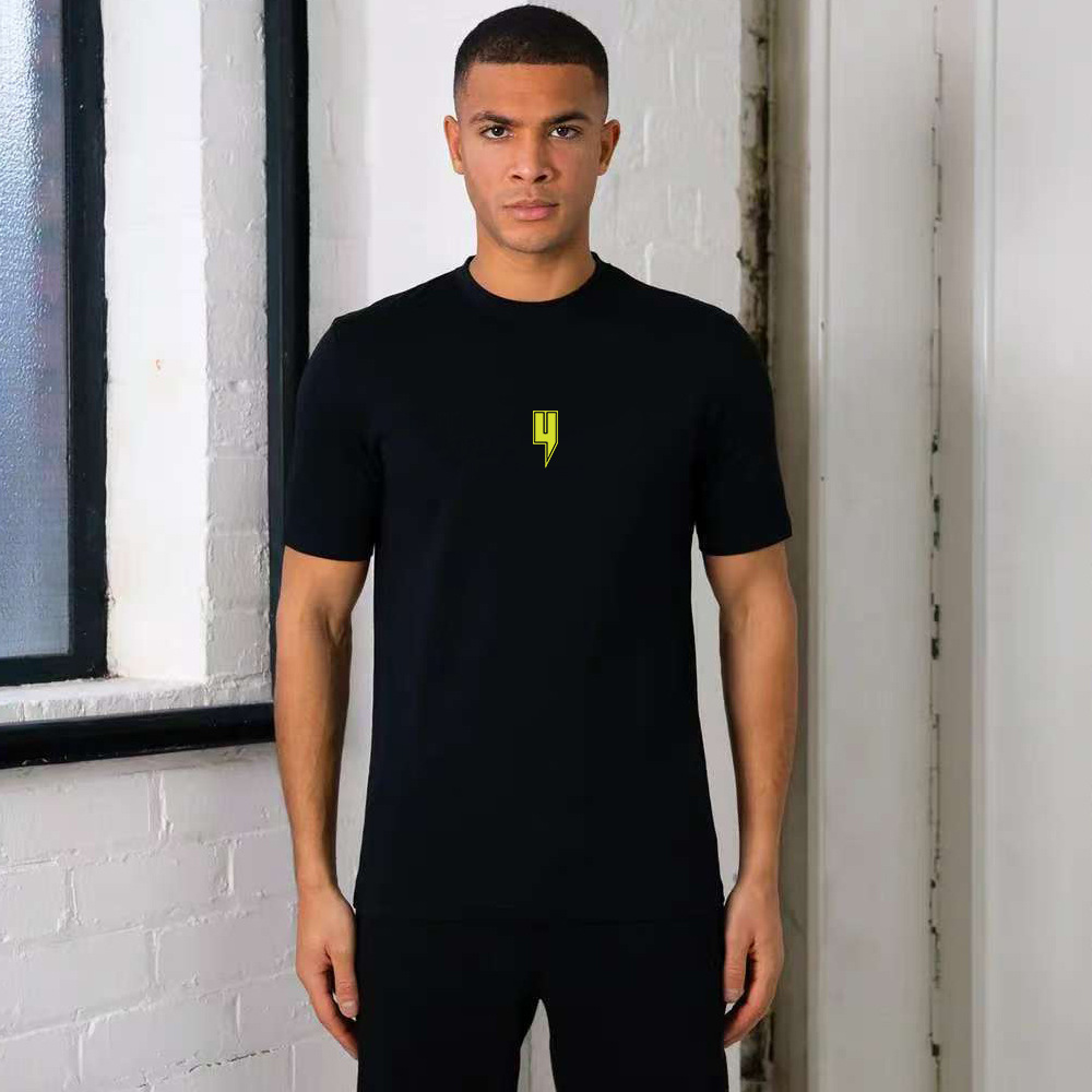 Yelir worldT-Shirt Men's Summer Printed T-Shirt American-style Xinjiang Cotton Short-sleeved Base Shirt European and American Cross-border Hair