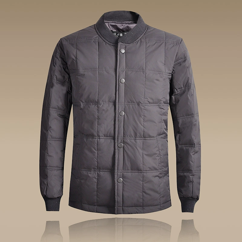 Новый Зимний пуховик для среднего и пожилого возраста, короткая мужская Толстая теплая одежда, увеличивающий пуховик, прямые поставки от производителей
