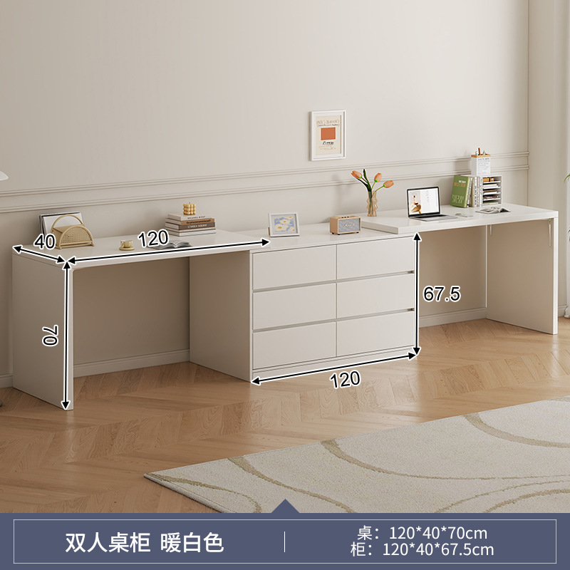 Tocador dormitorio simple moderno tocador escritorio de la computadora integrado escritorio doble estudiante ESTUDIO EN CASA MESA de maquillaje