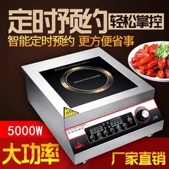 電磁調理器 5000W 業務用 フラット型 商業食堂 レストラン 炒め物用 5Kw 肉煮込み 水沸かし スープ用 磁気制御