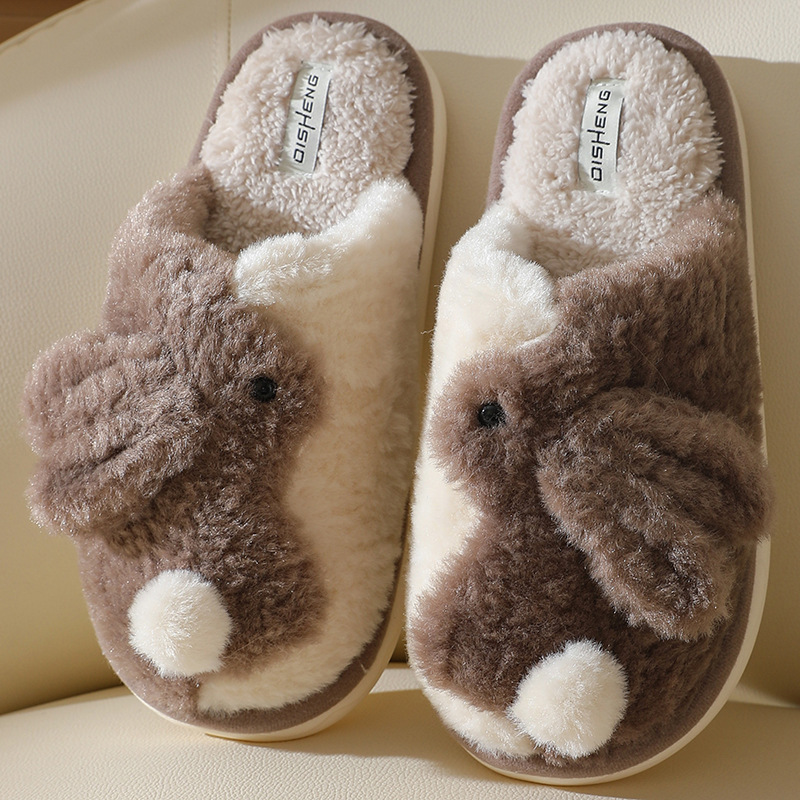 thumbnail image 1 of Fregona de estilo Coco para el hogar, fregona de pelo bonito y cálido para suelo, ropa de abrigo para dormitorio, zapatillas de invierno, otoño e invierno, 2024, 1 of 5