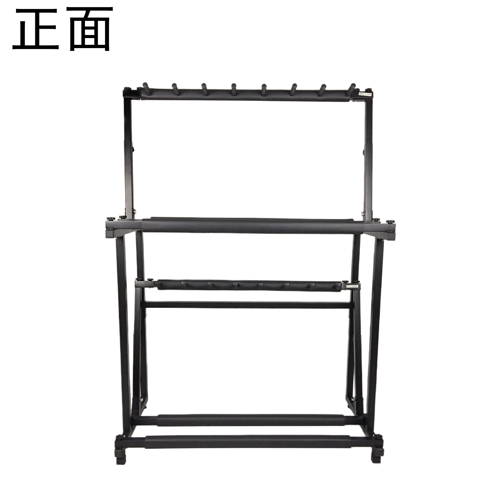 Double-layer, Multi-Head 14-String Ukulele Rack – Holds 7 Instruments | Multi-Ukulele Stand with Double-Deck Display & Showcase Rack