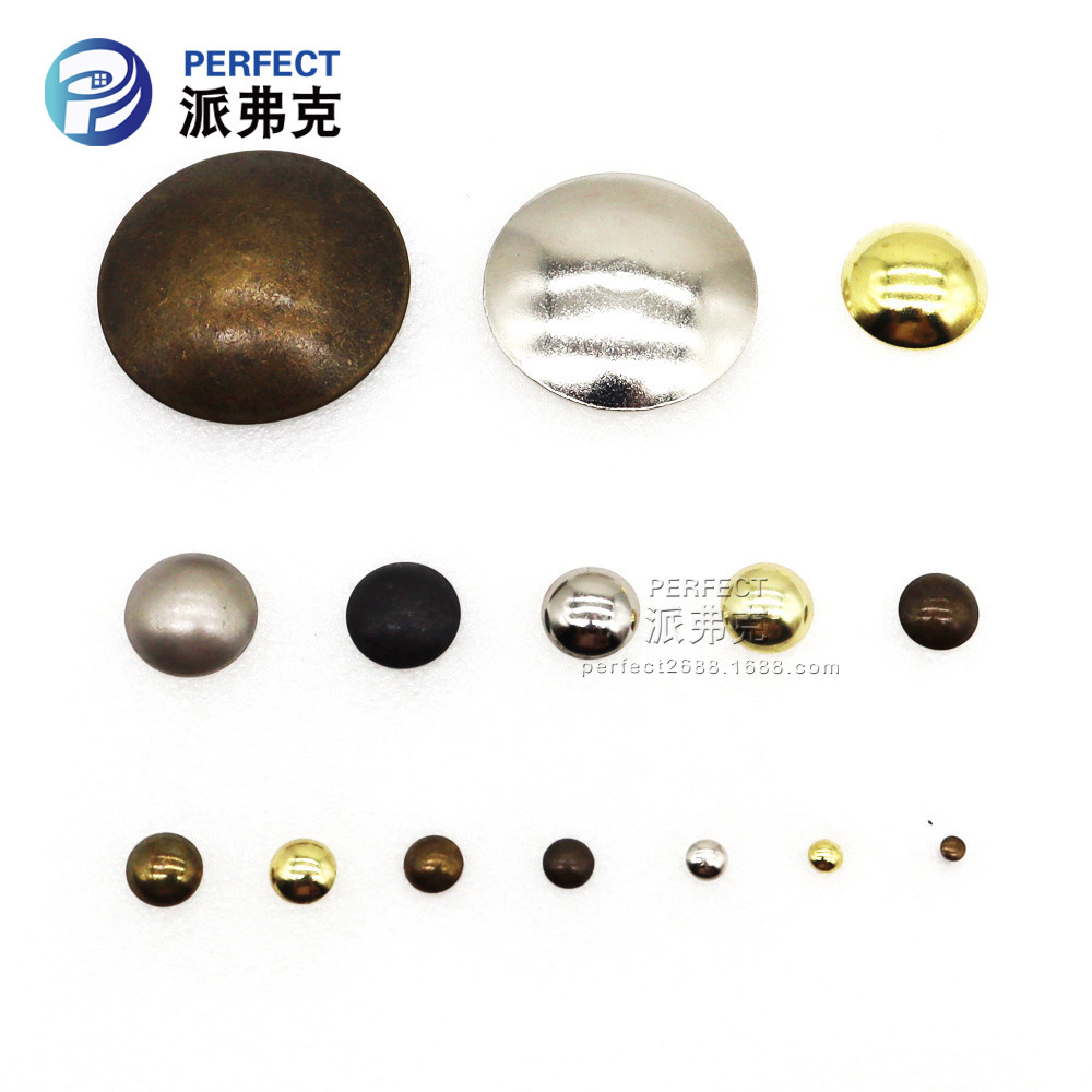 Clavos redondos (3mm-30mm) - Para decoración de muebles (cama, silla, sofá), cajas de madera y empaque blando, incluidos clavos de cepillo