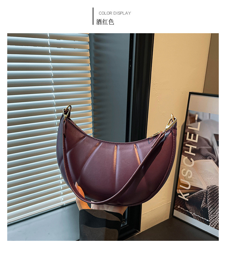 Bolsas populares de cor de toro de color sólido Casual 2025, bolsas de hombro de viaje de moda de otoño de nuevo estilo