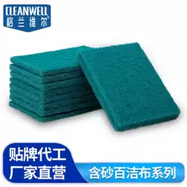 抹布、百洁布;海绵擦;清洁球/刷