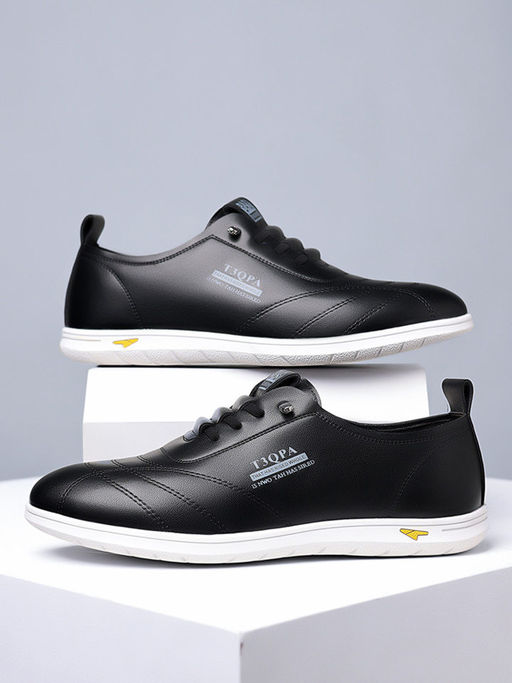 Giày lười nam da mềm đế mềm dạng slip-on phong cách retro, giày da nam thường ngày — Màu trắng 9173, Màu đen 9173, Màu đen cotton chi tiết 17