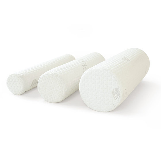 Simple Cylindrical Pillow Neck Pillow Single Long Pillow Memory Foam Pillow Home Office Waist Pillow Removable and Washable Neck Pillow