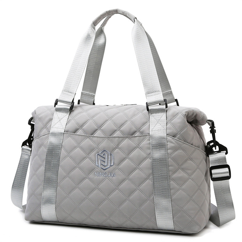 Bolsa de viaje transfronteriza Lingerie para mujeres ligera estilo coreano paquete de fitness de tramo inclinado sensación de gran capacidad bolsa de viaje