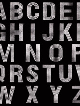 英文水钻字母贴纸DIY贴片双面胶车贴手机壳装饰钻网红款配件