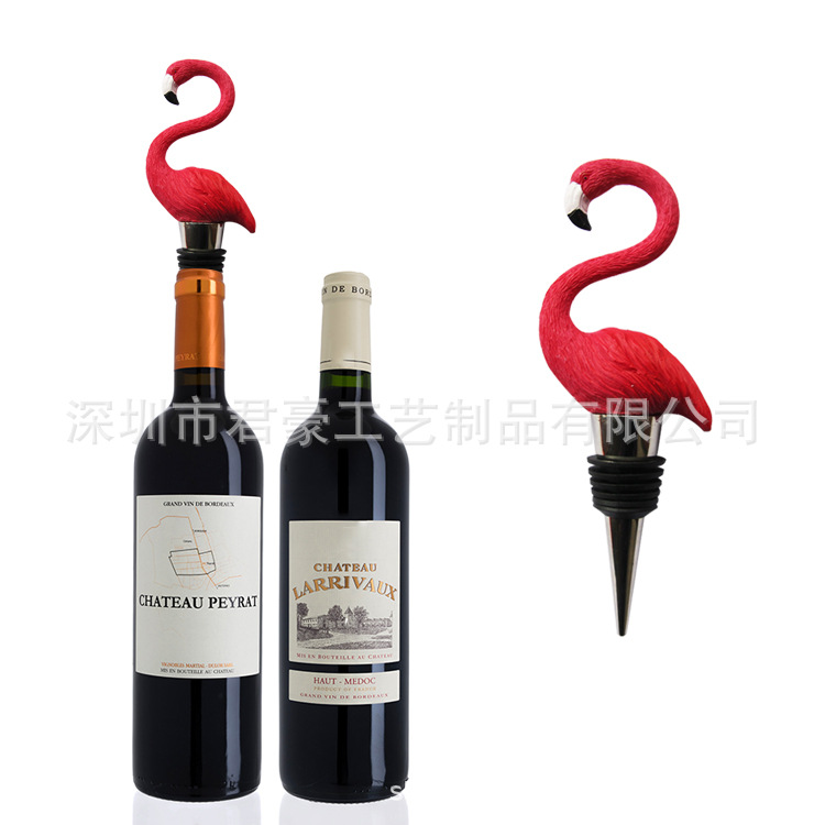 Creative metal bottle stopper