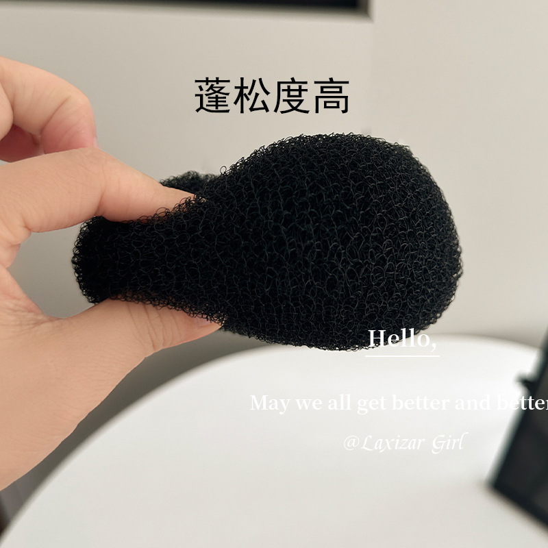 Donut Pan artefacto para el cabello perezoso bola esponjosa anillo para el cabello tocado para adultos plato accesorios para el cabello verano niños mujeres