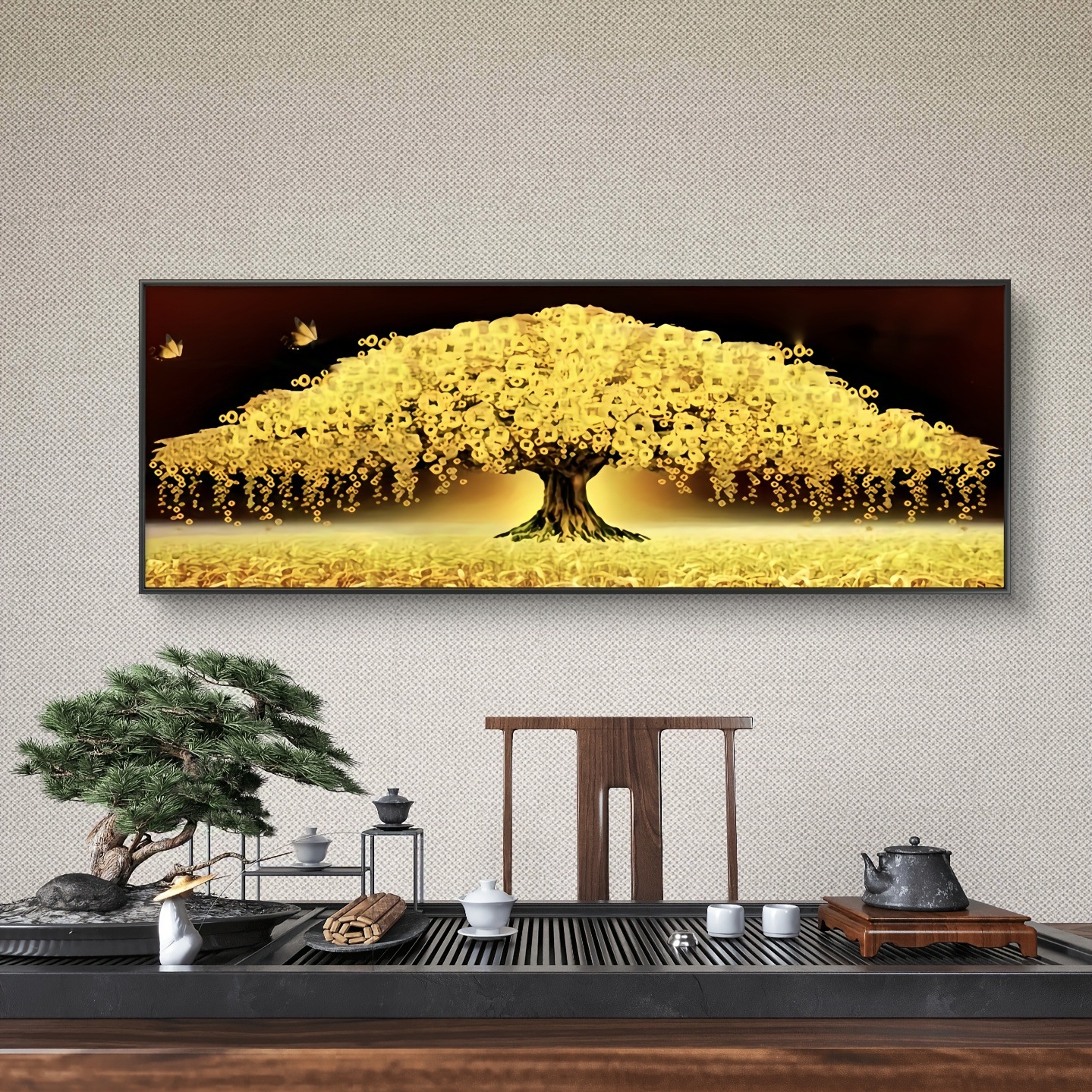 Transfronterizo Amazon pintura de diamantes fábrica de explosión venta directa pintura de diamantes DIY paisaje decoración pintura colgar paquete de herramientas '