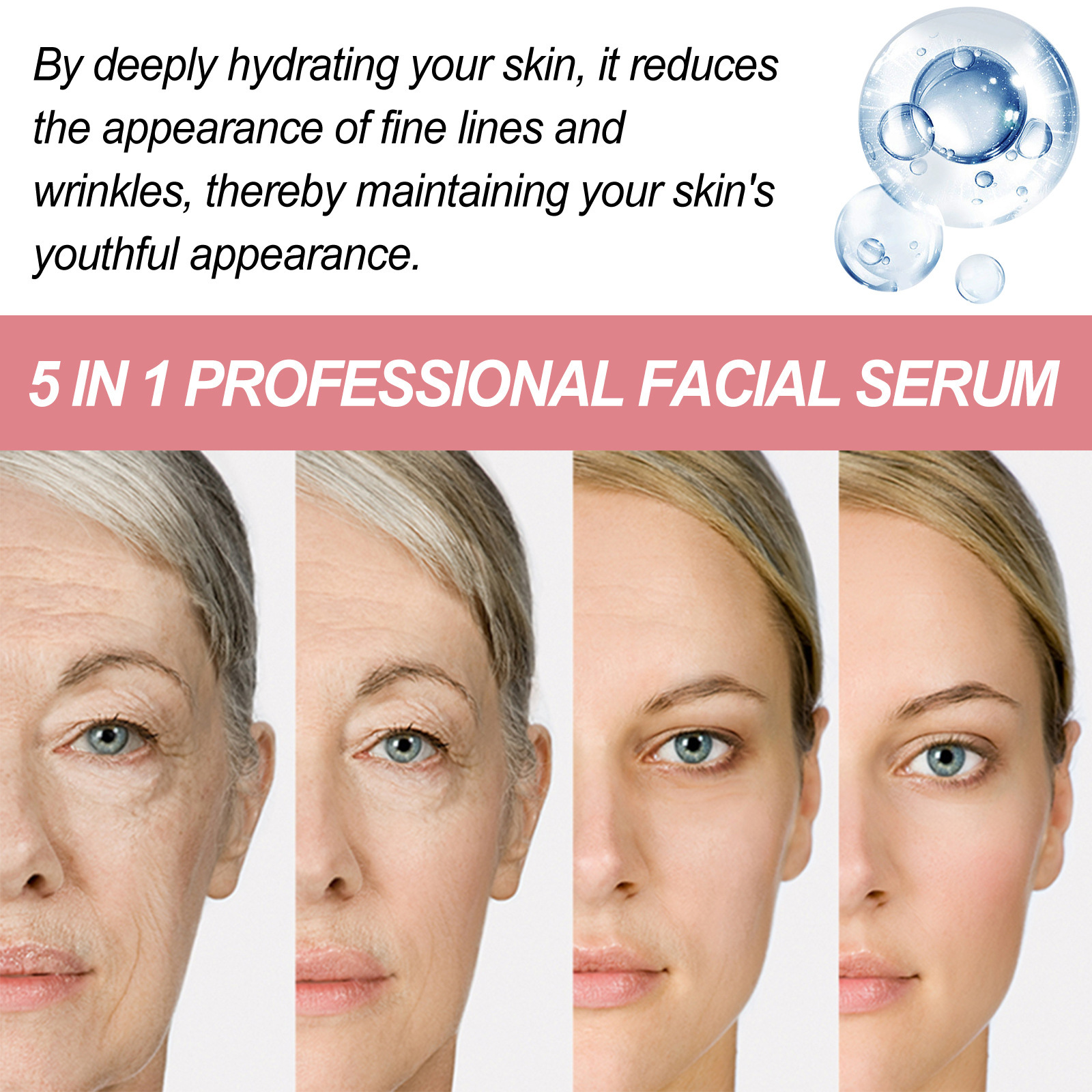 EELHOE 5-in-1 facial moisturizing, firming, whitening tender skin whitening, fine lines, wrinkles and anti wrinkle_voghion.com