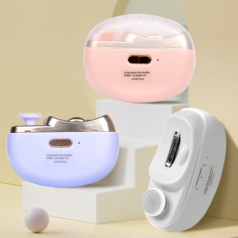 電動爪切り全自動爪切り一体爪磨き神器小型携帯ベビー電動爪磨き器|undefined