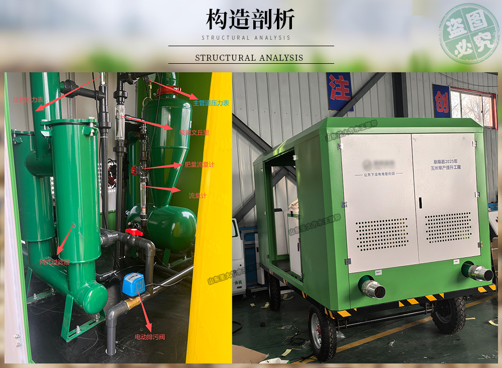 移动式首部系统 阜南县2025年玉米单产提升工程用自动水肥一体机