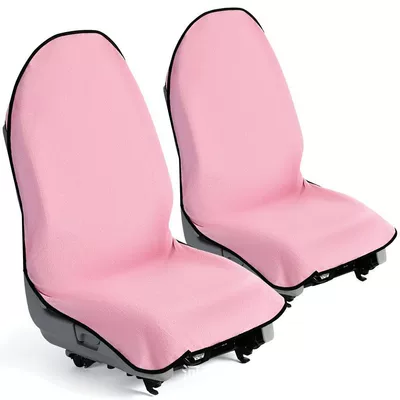 Seat cushion, seat cover — cover, waterproof, non-slip, sweat-absorbent towel - pink-pair-set
