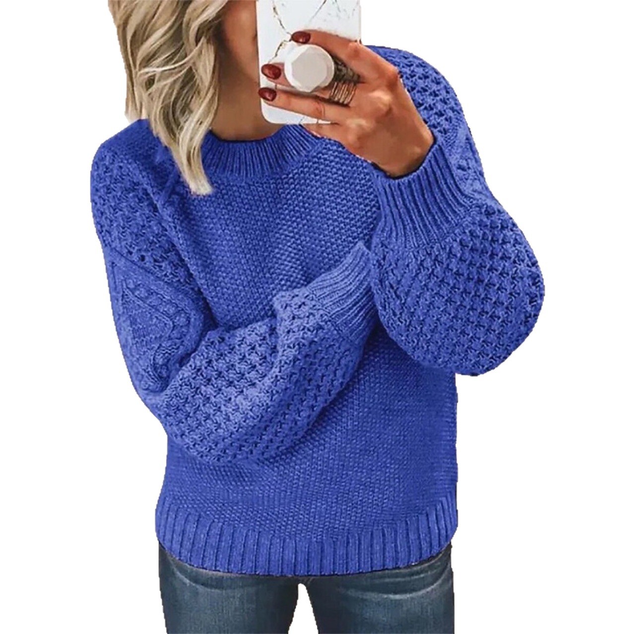 Transfronterizos europeos y estadounidenses otoño y invierno suéter nuevo estilo de color sólido de vestir chaqueta de punto chaqueta de diseño de camisa de punto image 6